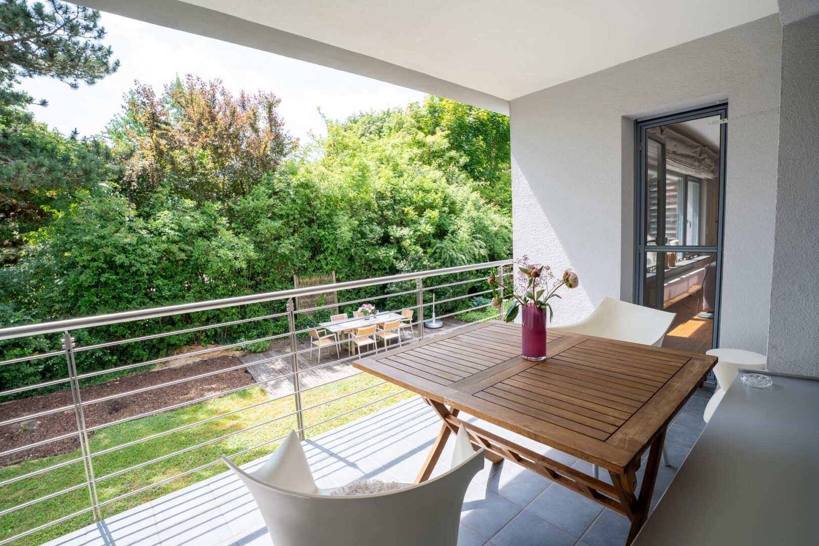 Loggia am Schlafzimmer