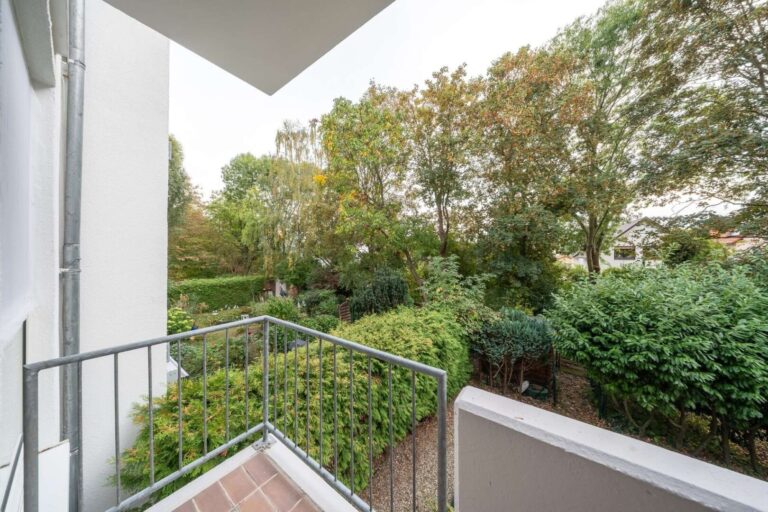 Ausblick vom Balkon
