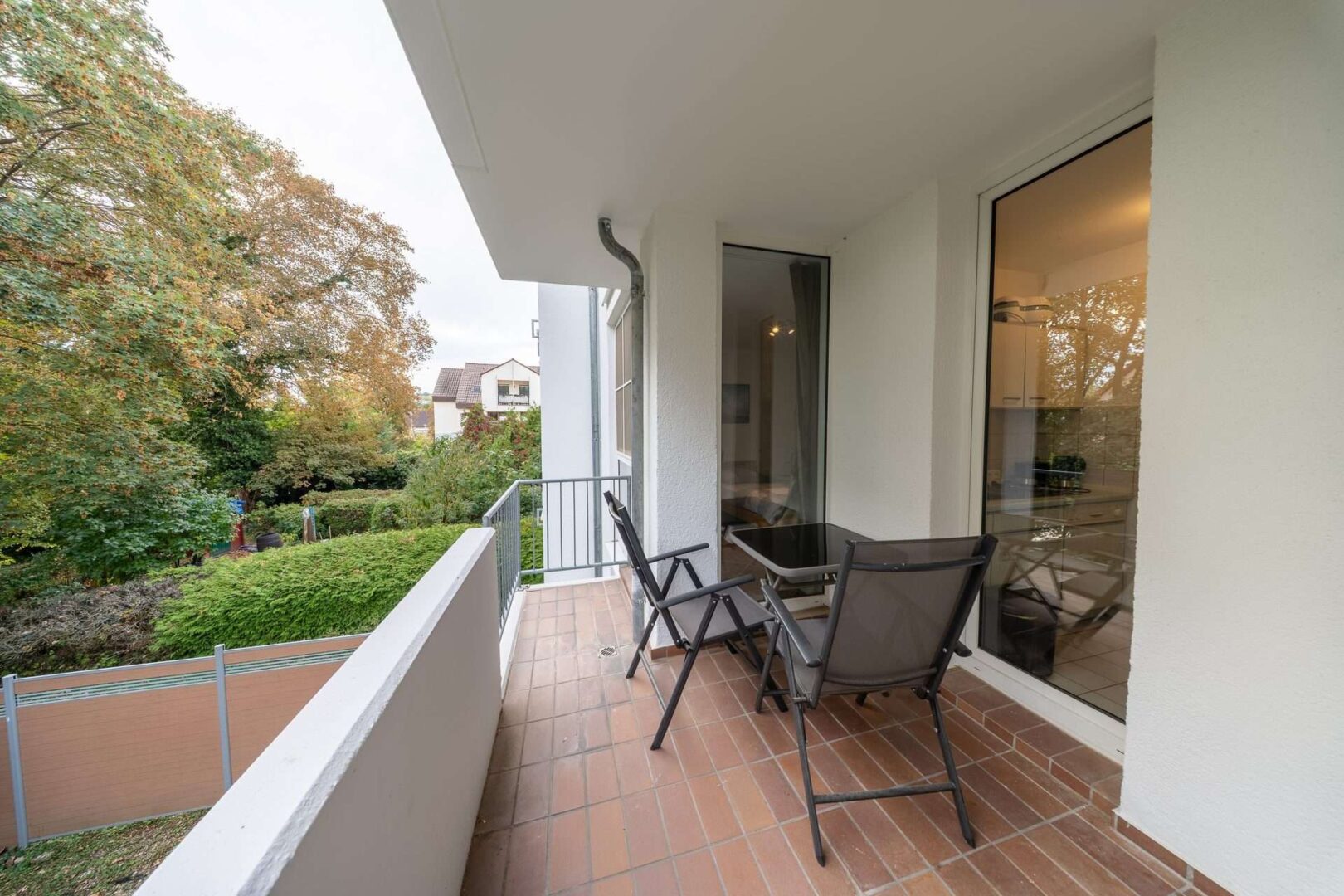 Überdachter Balkon