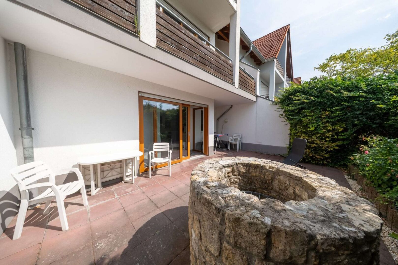 Terrasse und Garten