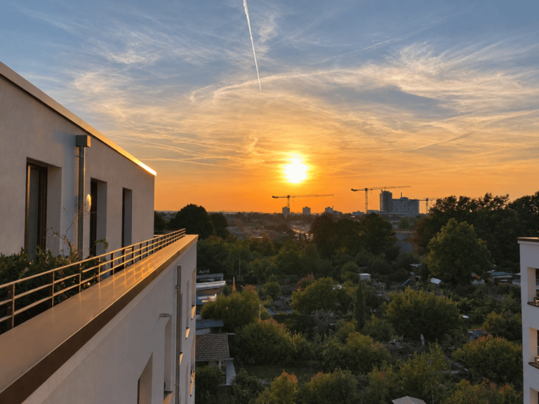 Sundowner von der Dachterrasse